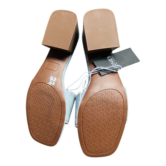 Jones New York Blue Denim Mules 7.5 - Picture 6 of 6